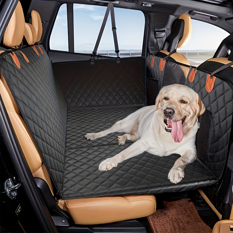 Backseat Buddies™ Hard-Base Dog Back Seat Protector — Waterproof & Non-Slip