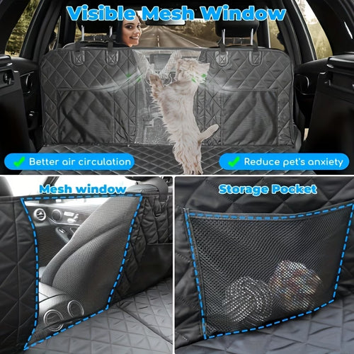 Backseat Buddies™ Hard-Base Dog Back Seat Protector — Waterproof & Non-Slip
