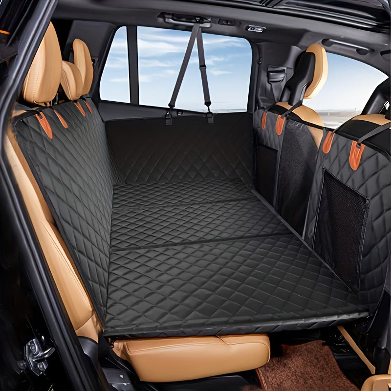 Backseat Buddies™ Hard-Base Dog Back Seat Protector — Waterproof & Non-Slip